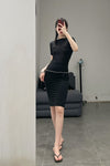 BASERANGE Slim Sling Dress Collection Portugal BAS-DRSL-HEI Black